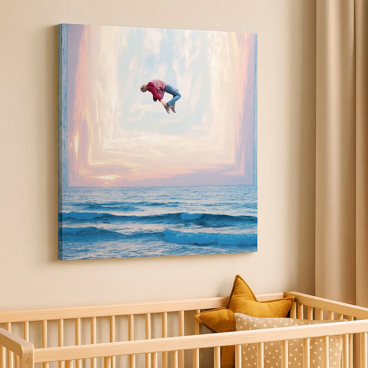 Quadro em tela - Para outra dimensão - 30x30 cm