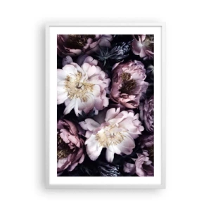 Pôster em moldura branca - Bouquet à moda antiga - 50x70 cm