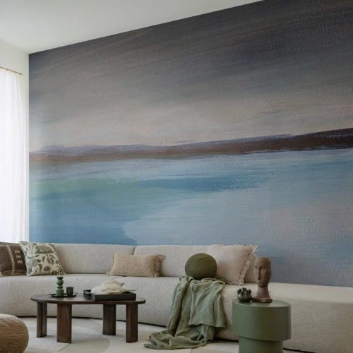 Papel de Parede Premium Canvas - Paisagem horizontal - Mar, Pedaço, Praia - 450x315 cm