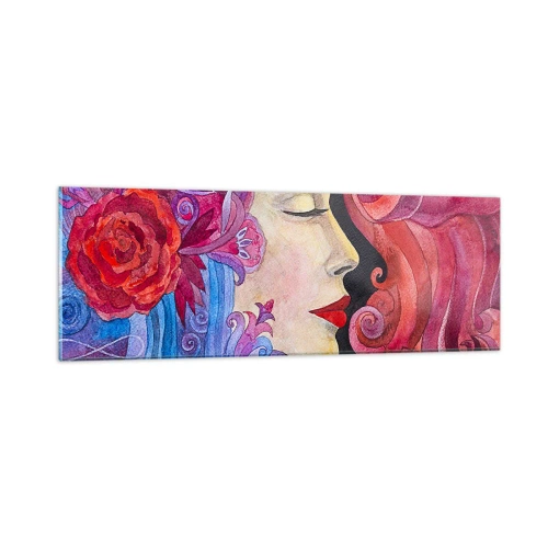 Quadro em vidro - Secessão ainda viva - 90x30 cm