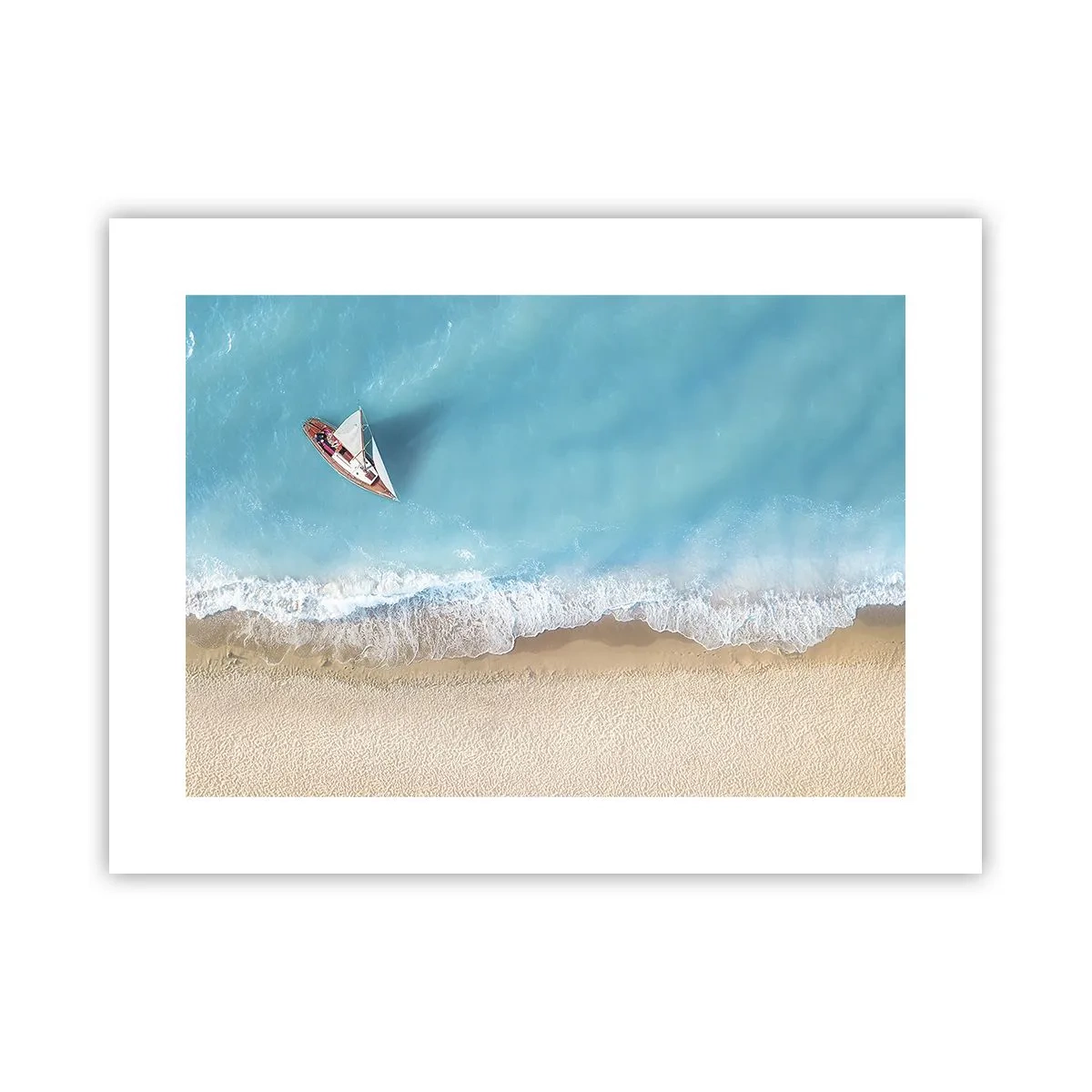 Pôster - No limite do azul e do ouro - 40x30 cm