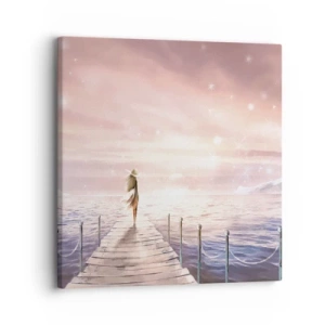 Quadro em tela - À luz de um sonho - 30x30 cm