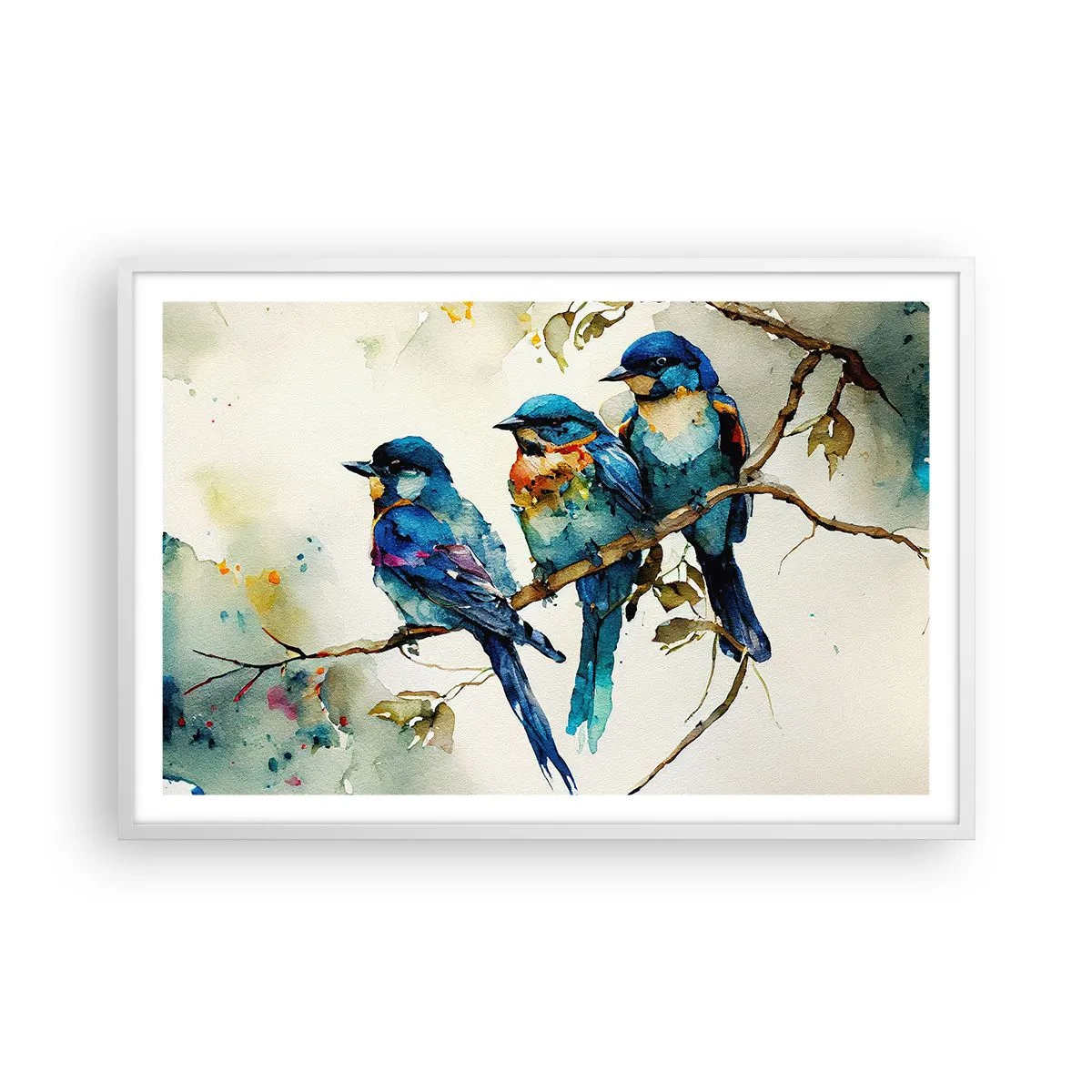 Pôster em moldura branca - Ele ficou ofendido? - 91x61 cm