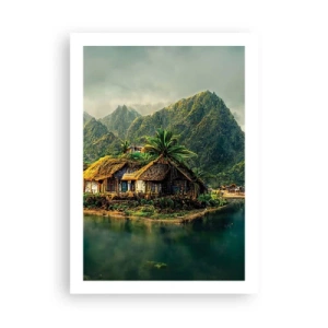 Pôster - Paraíso Tropical - 50x70 cm