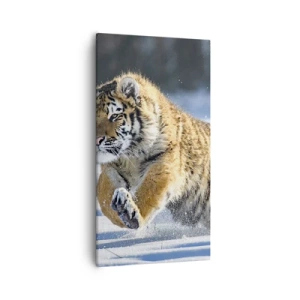 Quadro em tela - O deus da taiga siberiana - 55x100 cm