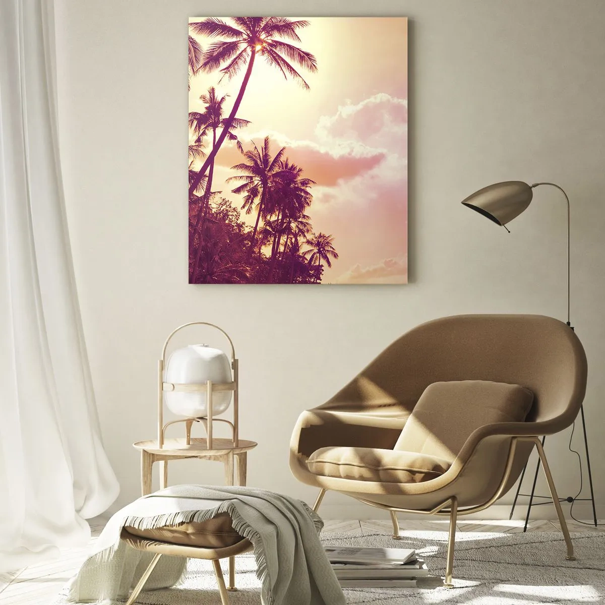 Quadro em vidro - Tem que escolher - 50x70 cm