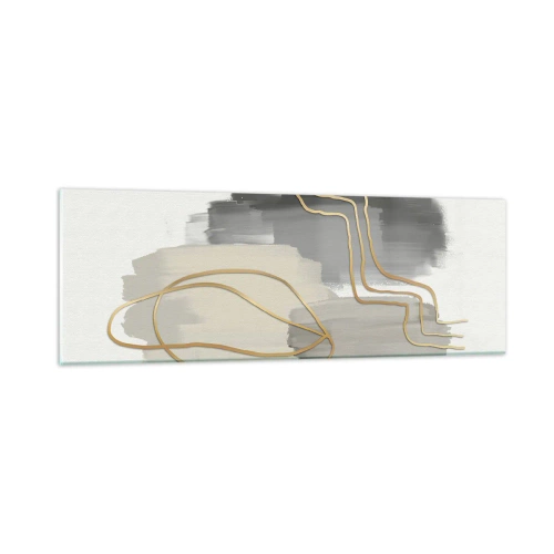 Quadro em vidro - Duração e movimento - 90x30 cm