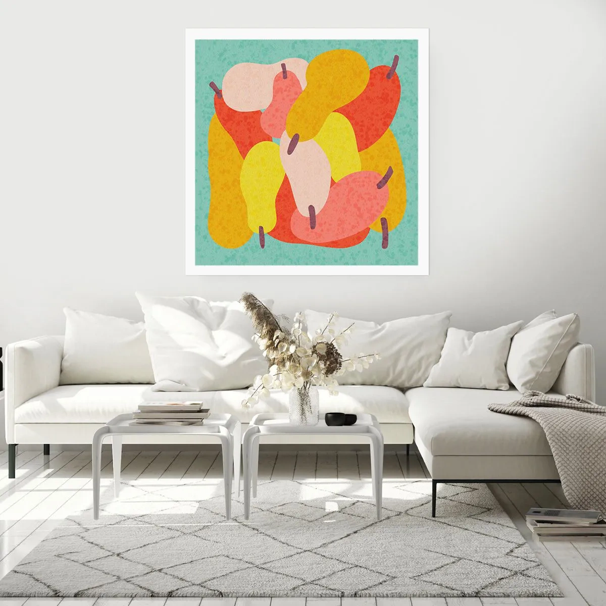 Pôster - Experimente o sol de verão - 30x30 cm