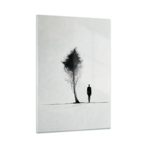 Quadro em vidro - Todos nós vagamos - 50x70 cm