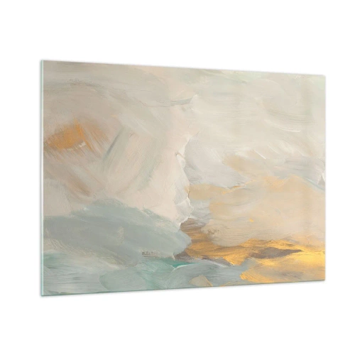 Quadro em vidro - Abstração – a terra da gentileza - 100x70 cm