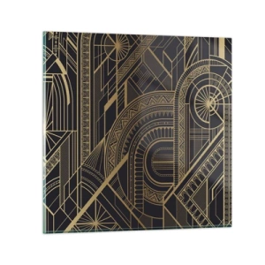 Quadro em vidro - Conceitos, ideias, planos - 50x50 cm