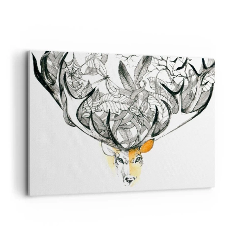 Quadro em tela - Chifres da abundância - 100x70 cm