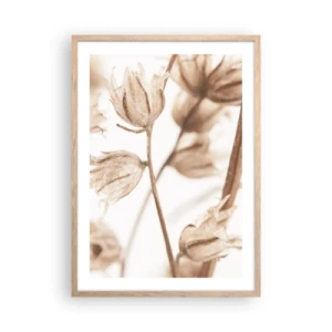 Pôster com moldura de carvalho claro - Eles estão ligando no final do verão - 50x70 cm