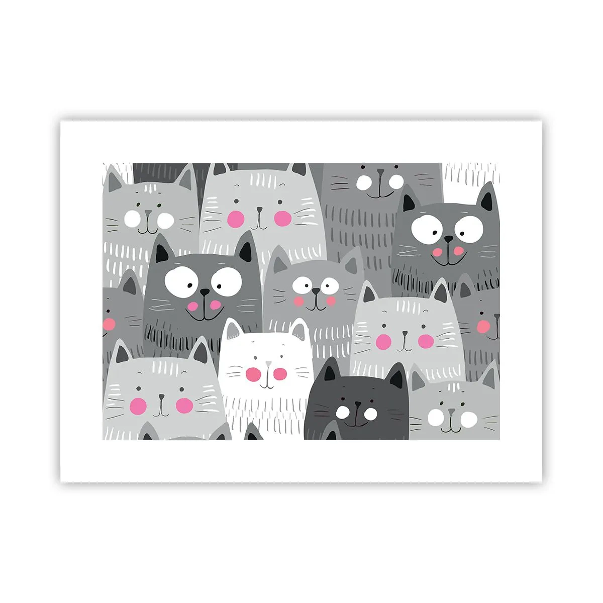 Pôster - O mundo dos gatos - 40x30 cm