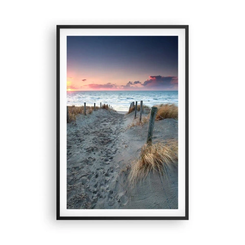 Pôster com moldura preta - Derramou um arco-íris de esplendor radiante.... - 61x91 cm