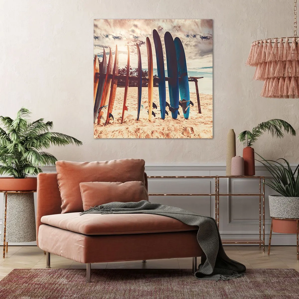 Quadro em tela - Boa noite, até amanhã - 60x60 cm