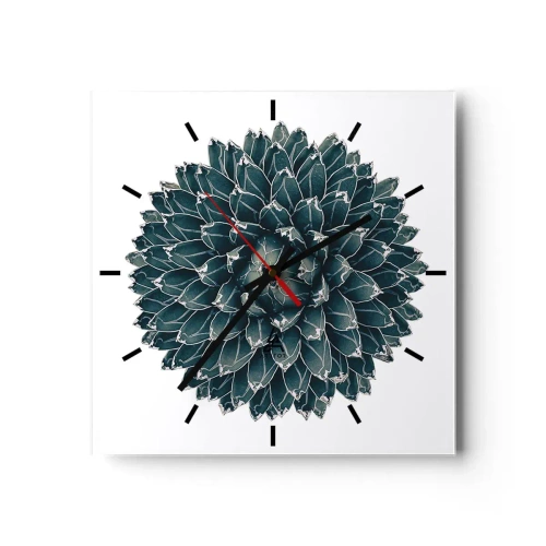 Relógio de parede - Relógio em vidro - Estrela do Deserto - 30x30 cm