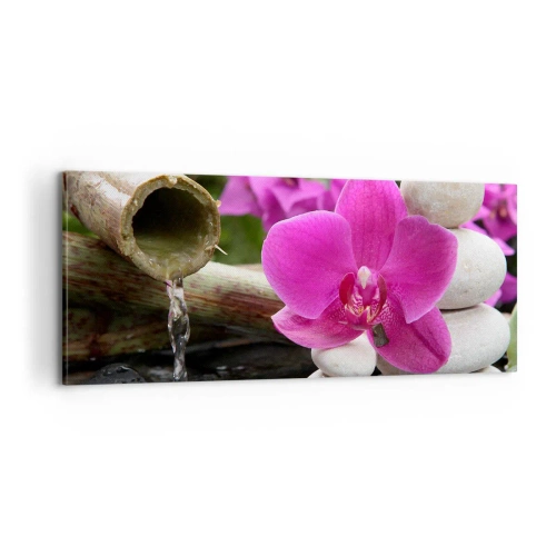 Quadro em tela - Descanso imediato - 100x40 cm