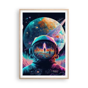 Pôster com moldura de carvalho claro - Os filósofos não sonharam com isso - 70x100 cm