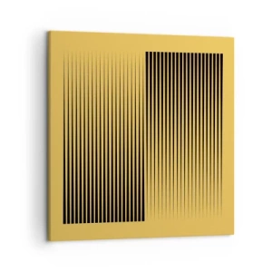 Quadro em tela - Quadratura de opostos - 50x50 cm