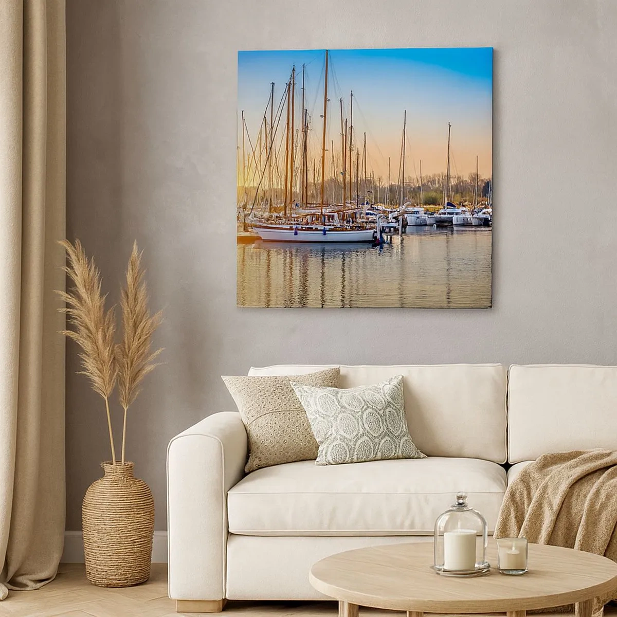 Quadro em tela - O vento também deve dormir  - 30x30 cm