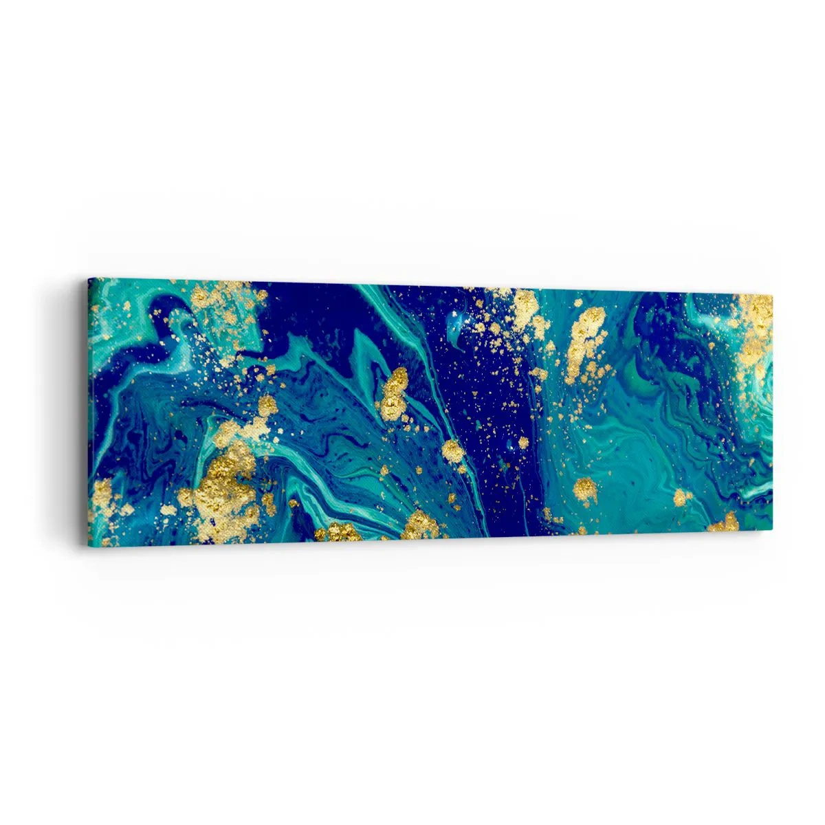 Quadro em tela - Flocos de sol  - 90x30 cm