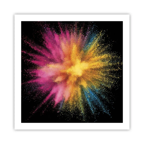 Pôster - O nascimento das cores - 60x60 cm