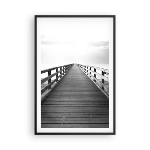 Pôster com moldura preta - Para longe... - 61x91 cm