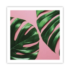 Pôster - Encontro verde - 60x60 cm