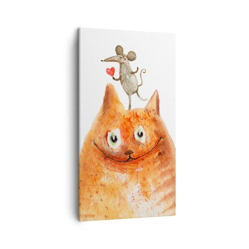 Quadro em tela - Paradoxos do amor - 45x80 cm