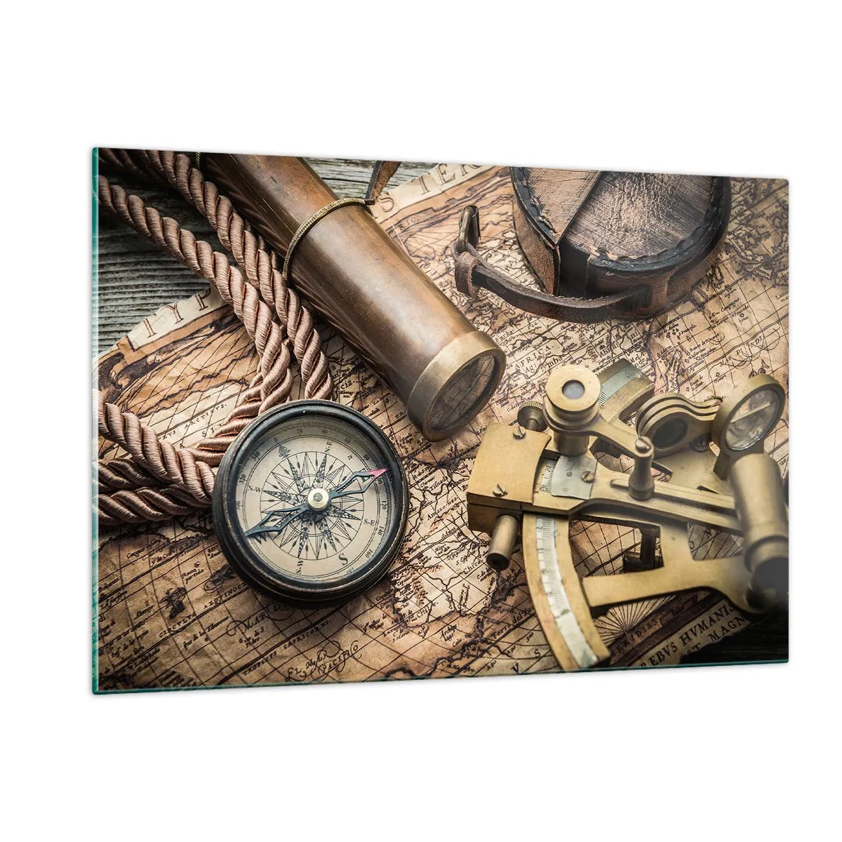 Quadro em vidro - Definir um rumo - 120x80 cm