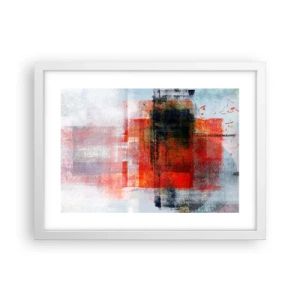 Pôster em moldura branca - A composição brilha - 40x30 cm