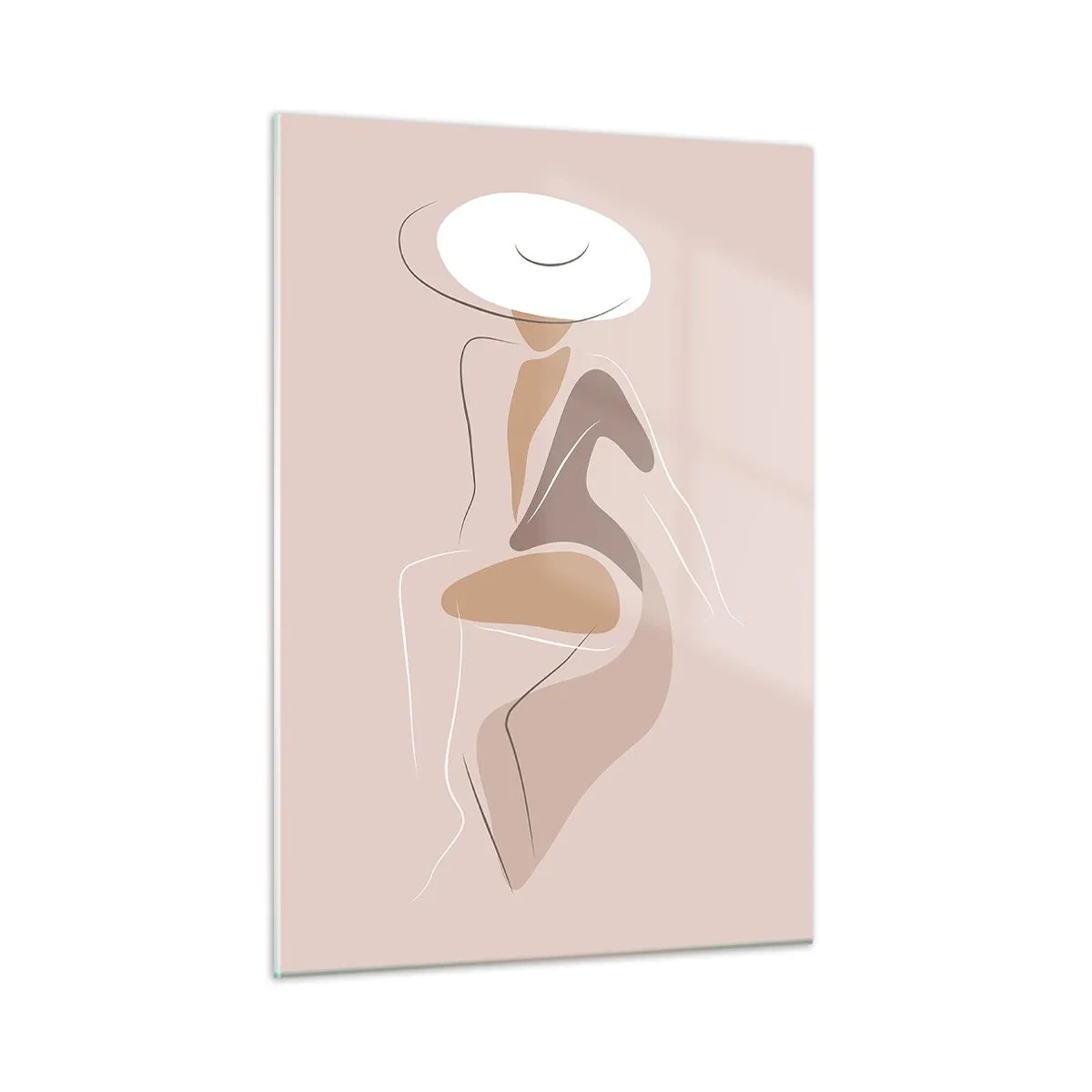 Quadro em vidro - Ser uma dama - 50x70 cm