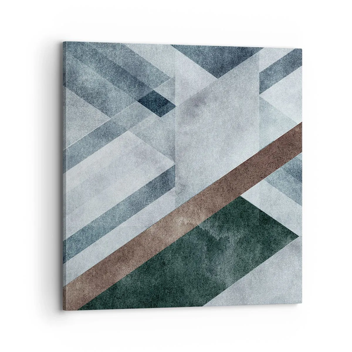 Quadro em tela - Elegância sofisticada da geometria - 70x70 cm