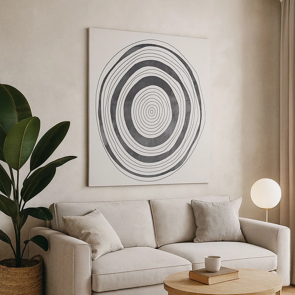 Quadro em tela - Importante é o que há no caminho - 30x30 cm