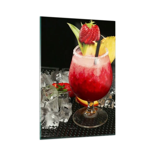 Quadro em vidro - Invocar o sabor - 80x120 cm