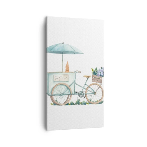 Quadro em tela - Doce lembrança do verão - 45x80 cm