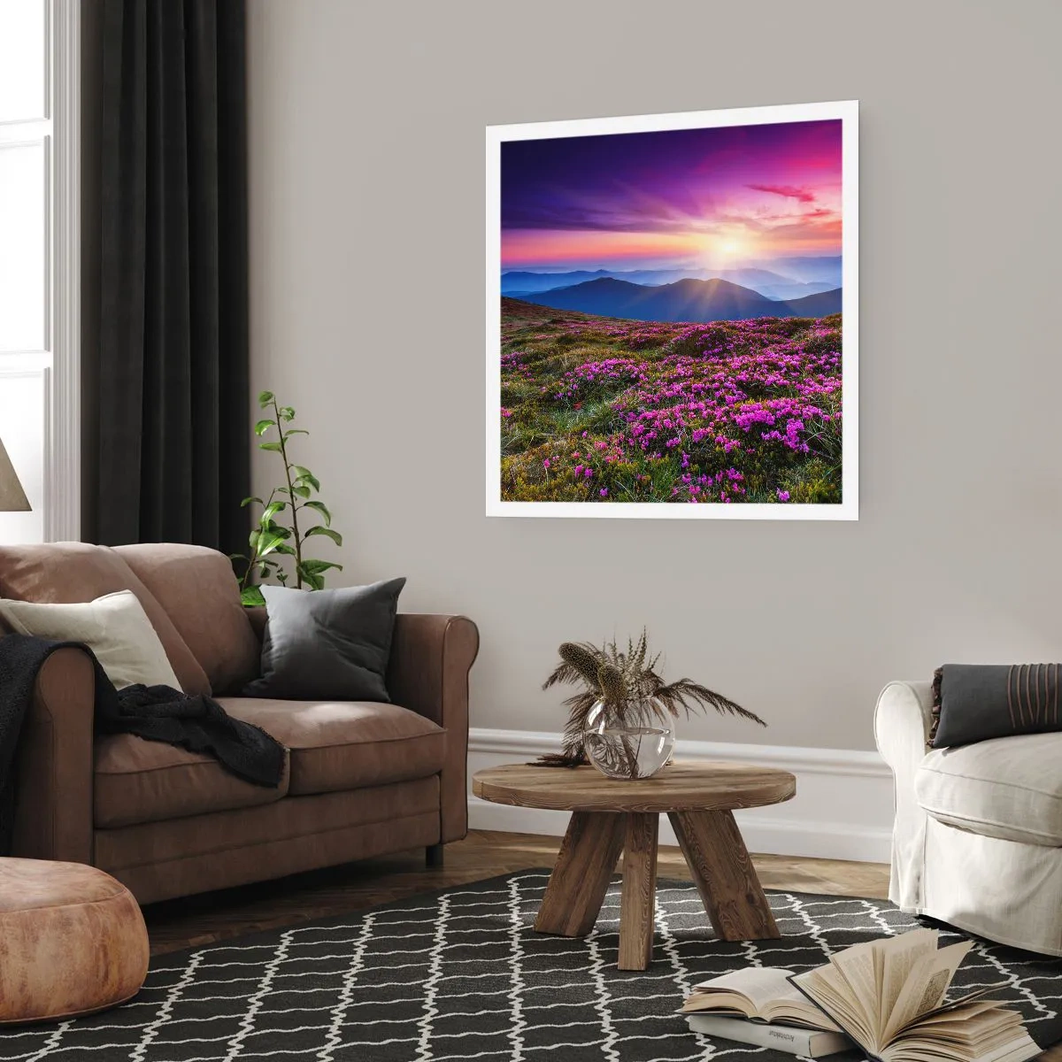 Pôster - Campo cheiroso - 30x30 cm