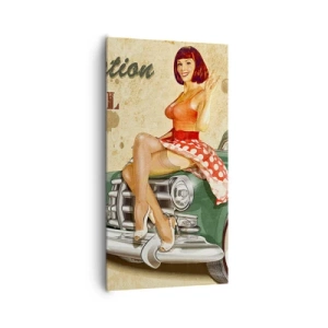 Quadro em tela - Os gloriosos anos 40 - 65x120 cm