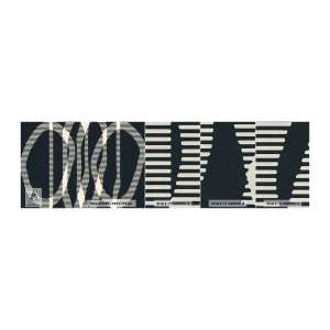 Amostra de papel de parede Premium Sand - Uma tentativa de quebrar a escuridão - Abstração, Pedaço, Padrão Moderno - 100x30 cm