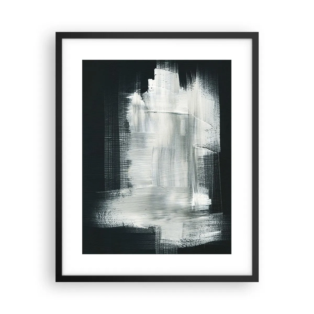 Pôster com moldura preta - Entrelaçado na vertical e horizontal - 40x50 cm
