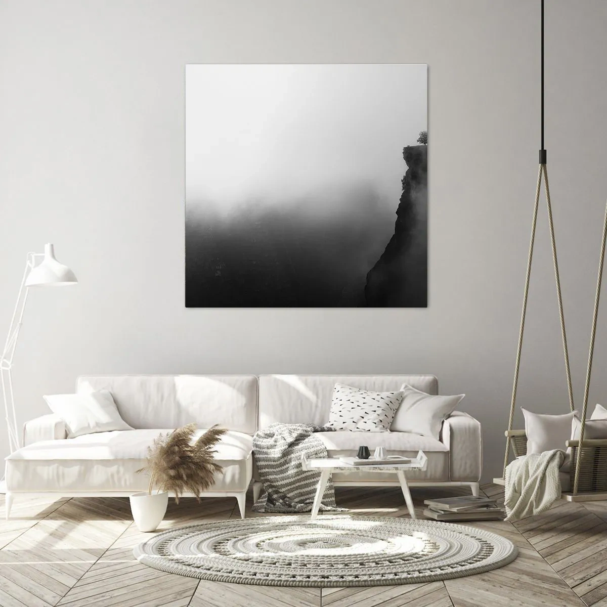 Quadro em tela - No limite do mundo - 30x30 cm
