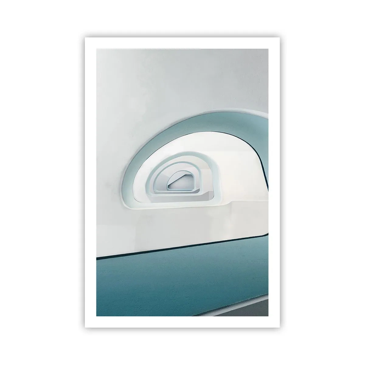 Pôster - Para o fundo do azul - 61x91 cm