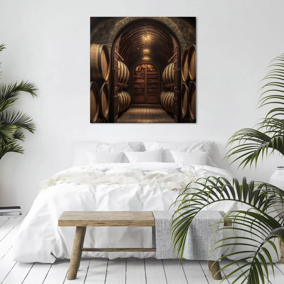 Quadro em tela - Porão atmosférico - 50x50 cm