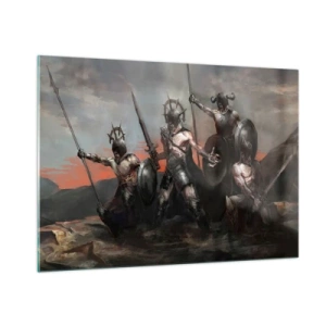 Quadro em vidro - Com ou em um escudo - 100x70 cm