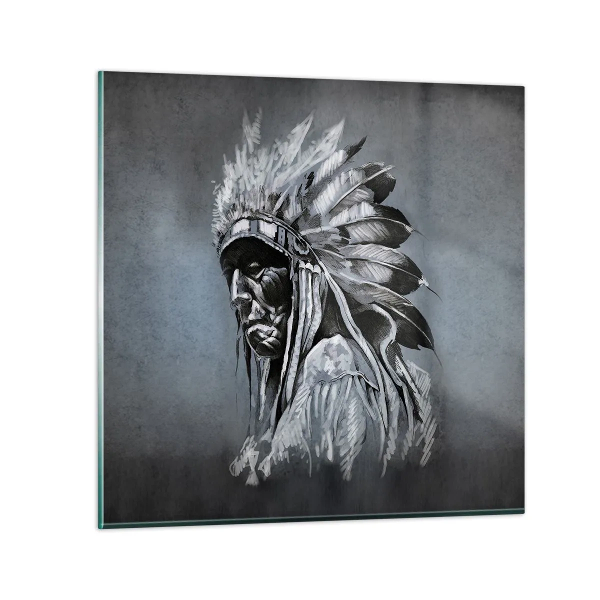 Quadro em vidro - De volta às raízes - 50x50 cm