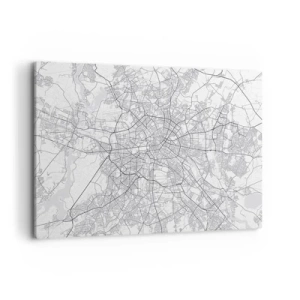 Quadro em tela - Flor de Berlim - 120x80 cm