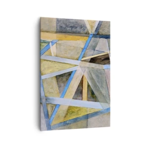 Quadro em tela - Em linha reta ou na diagonal? - 70x100 cm