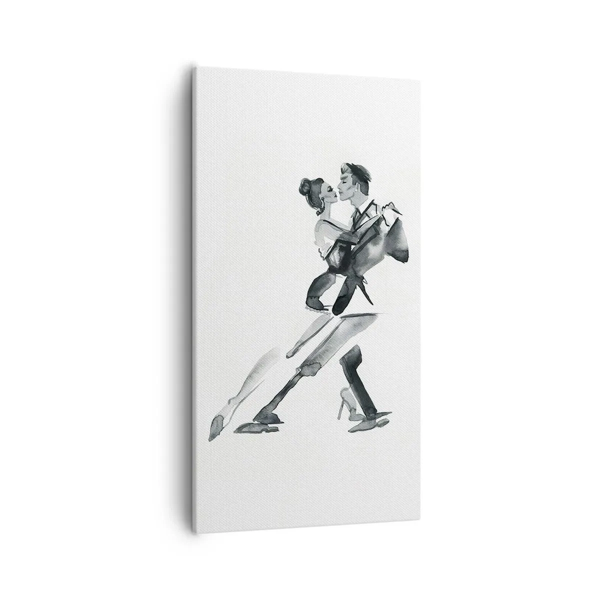 Quadro em tela - Num só ritmo - 55x100 cm