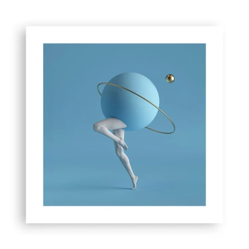 Pôster - Planetas a enlouquecer - 40x40 cm